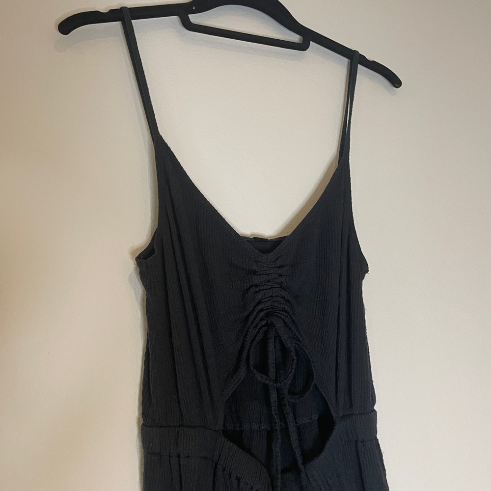 UO Gray Jumpsuit with Stomach Cutout